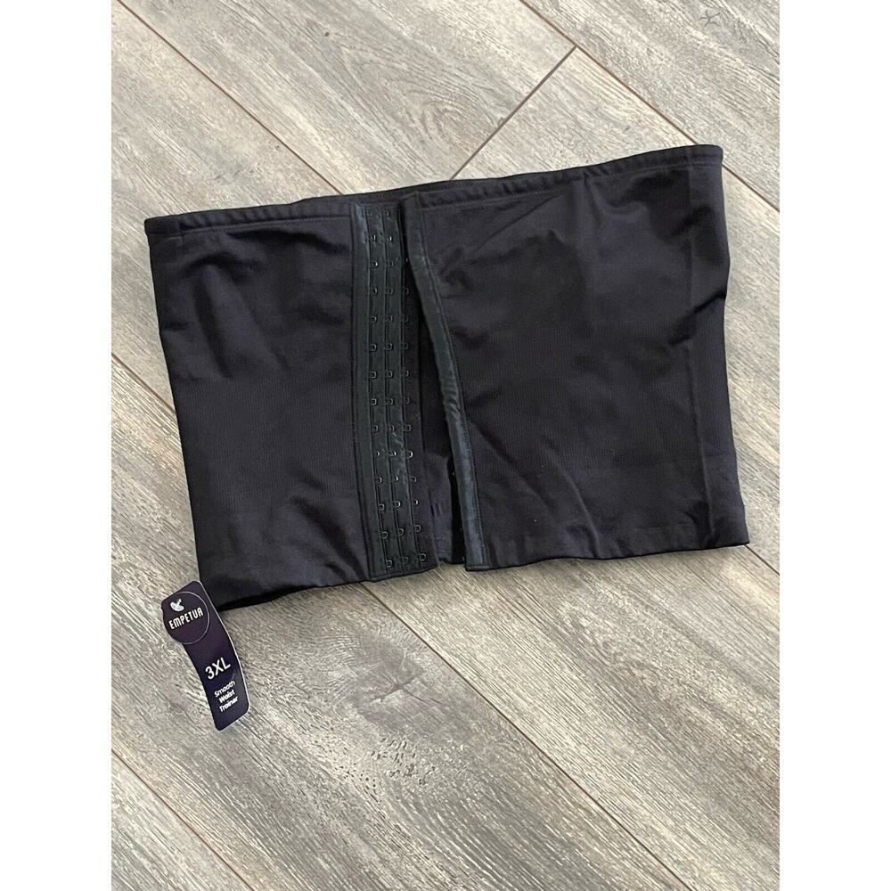 Empetua Smooth Waist Trainer Size 3XL Women's Black Colored